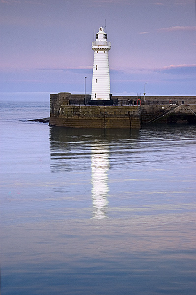 Donaghadee Lighthouse at Dusk 